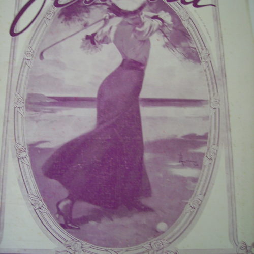 Couverture Femina 1906 Le golf Ã  Deauville