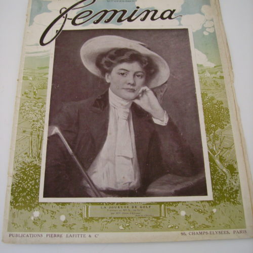 Couverture Femina 1908 portrait anonyme