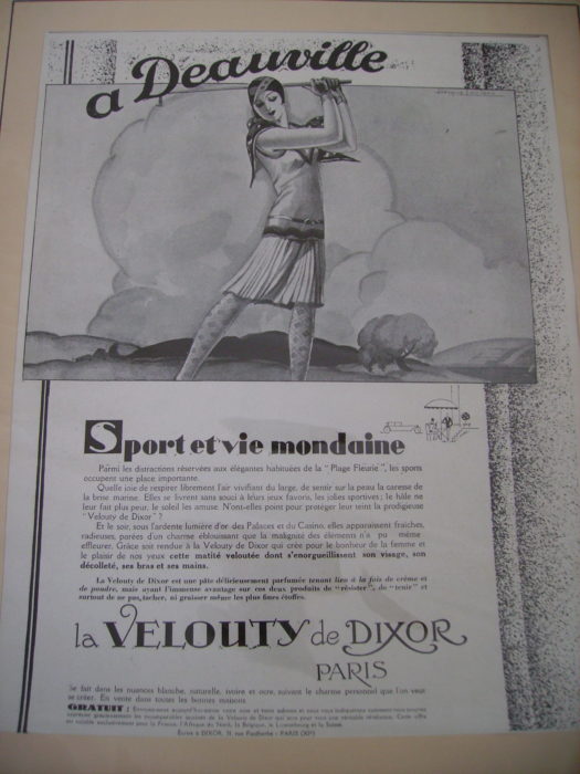 PublicitÃ© Velouty 1929