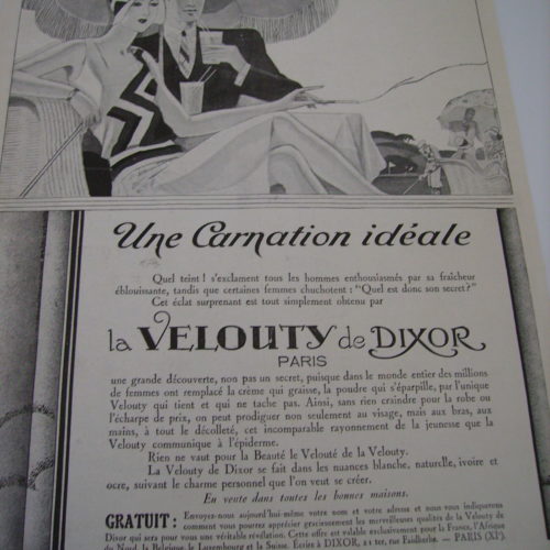 PublicitÃ© Velouty 1929