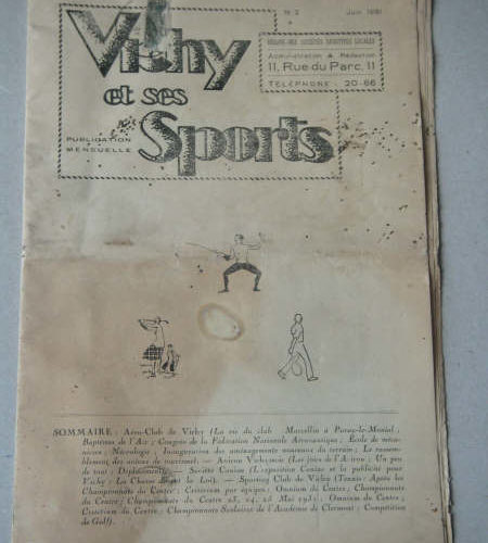 Revue Vichy et ses sports