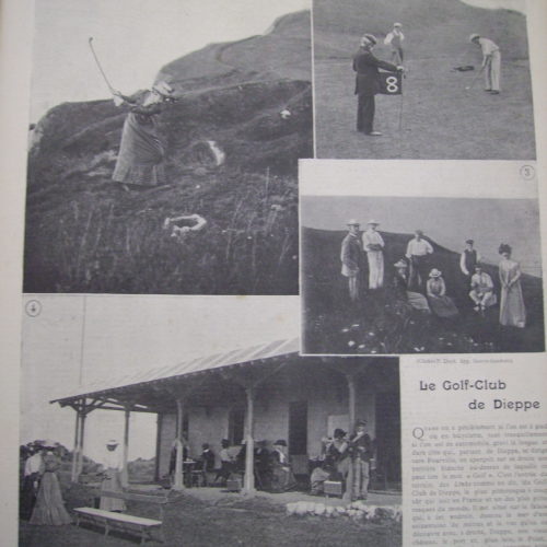 La vie au grand air 1901 photos le golf Ã  Dieppe