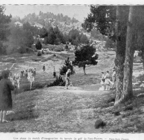 article de l'Illustration sur l'inauguration du golf de Font Rmeu en Septembre 1928 (1)