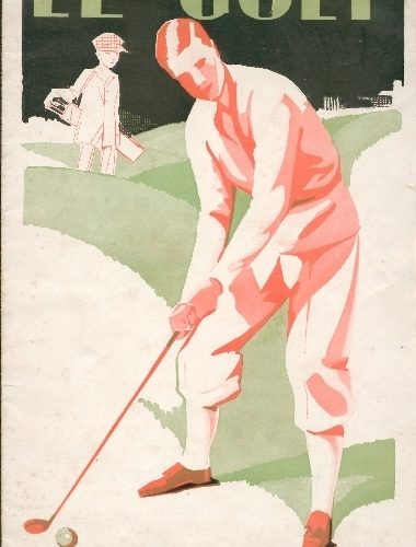 plaquette "le golf" de 1929 Ã©ditÃ©e par le chemin de fer d'OrlÃ©ans Ã  Paris