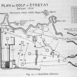 Plan extrait de "Le Golf" par Arnaud Massy (1911)