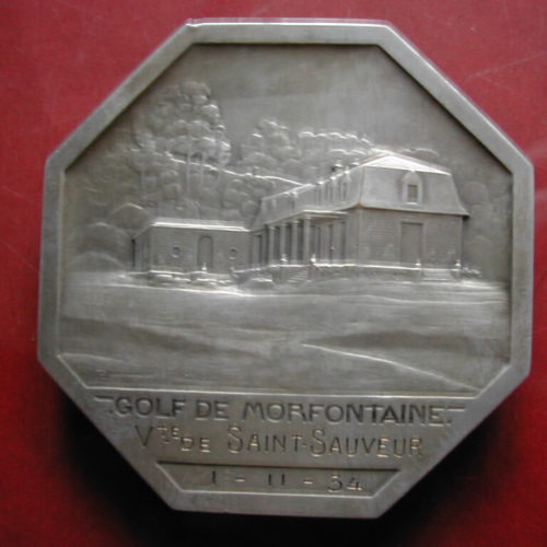 MÃ©daille Vicomte de Saint-Sauveur 1-11-1934