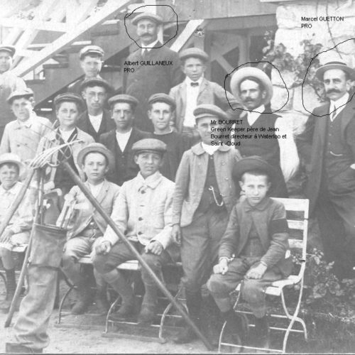 Photo du personnel avant 1920