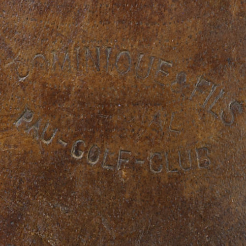 Estampille "DOMINIQUE ET FILS" (Coussies) - Pau Golf Club