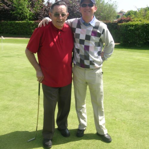 Mr Rousse 83 ans ancien caddie et berger du Golf pendant la seconde guerre mondiale