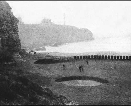 le cliff hole / Biarritz 1910