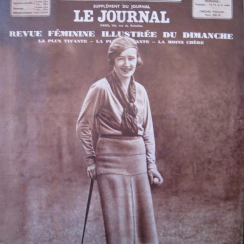 Couverture du magazine EVE / Simone Thion de la Chaume Championne de France 1936