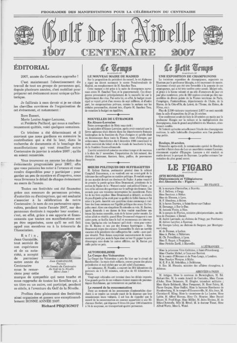 Gazette Centenaire La Nivelle page 1