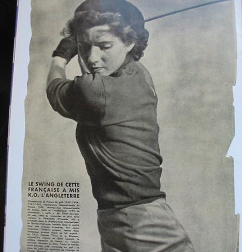 Mlle Lally Vagliano / Championne de France 1939, 1943, 1944, 1946, 1949, 1950, 1951 et 1954.