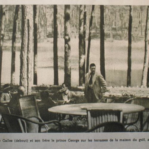 Le prince de Galles et son frÃ¨re Georges Chiberta 1927