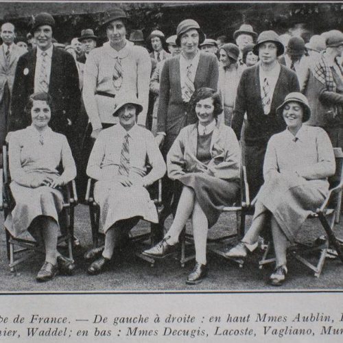 1Ã¨re Equipe de France Dames / Vagliano 1931