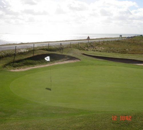 green et bunkers du 18