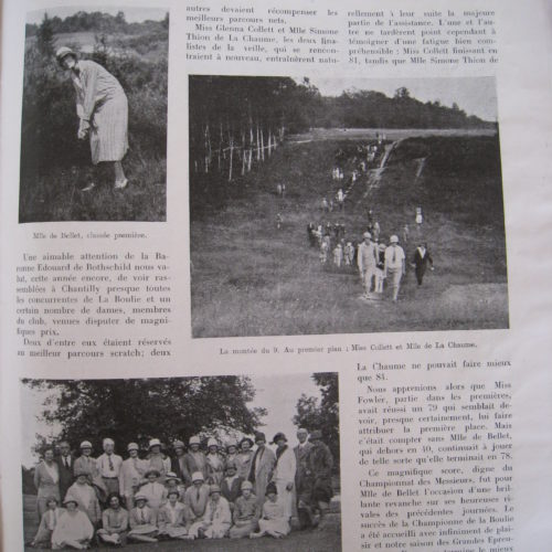 art : Tennis& Golf 16 juillet 1925