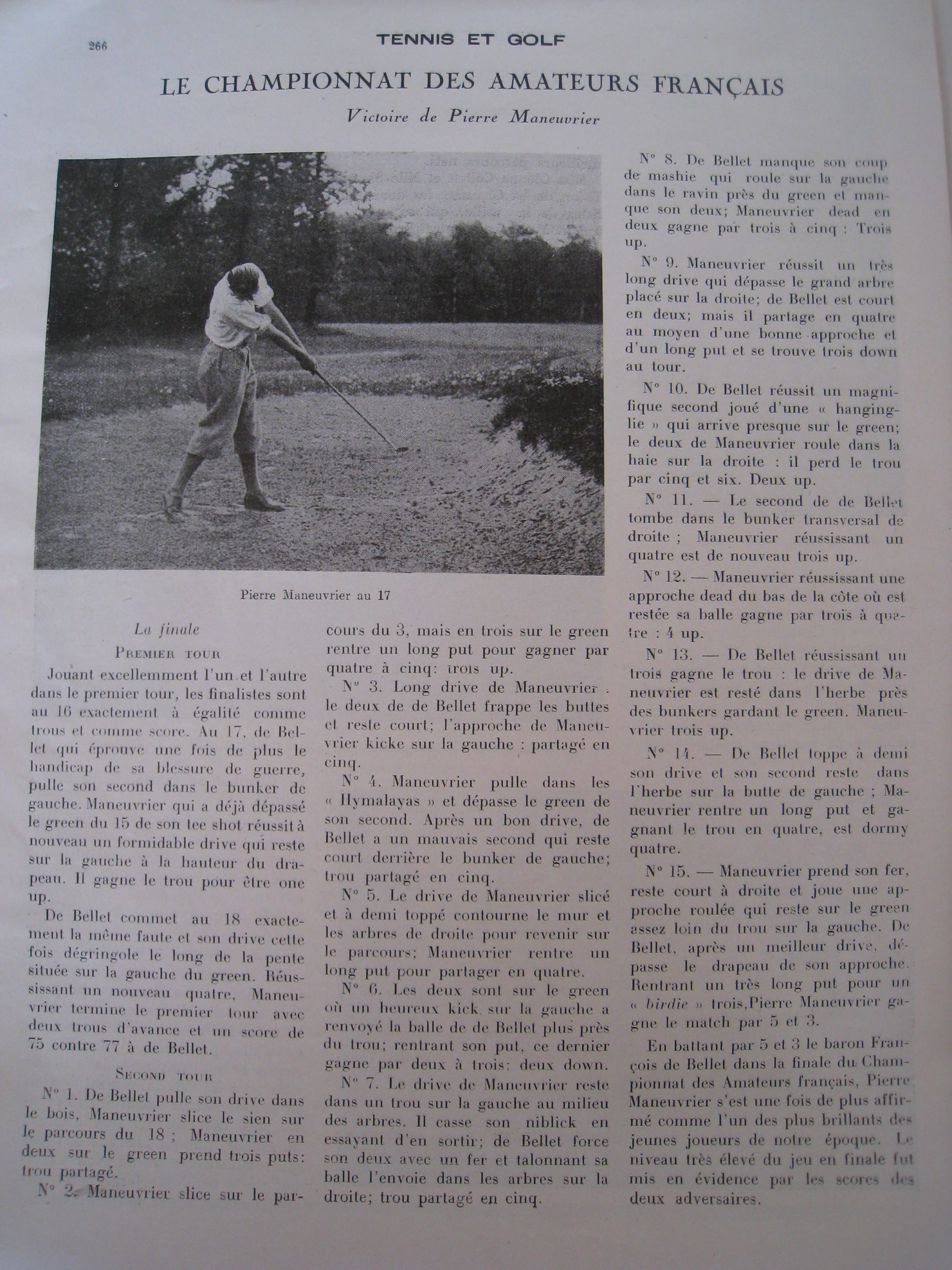 Art: Tennis&Golf 16 juillet 1925