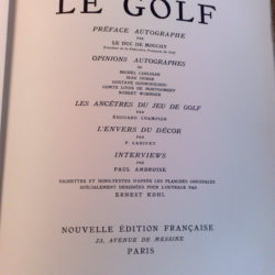 Le golf